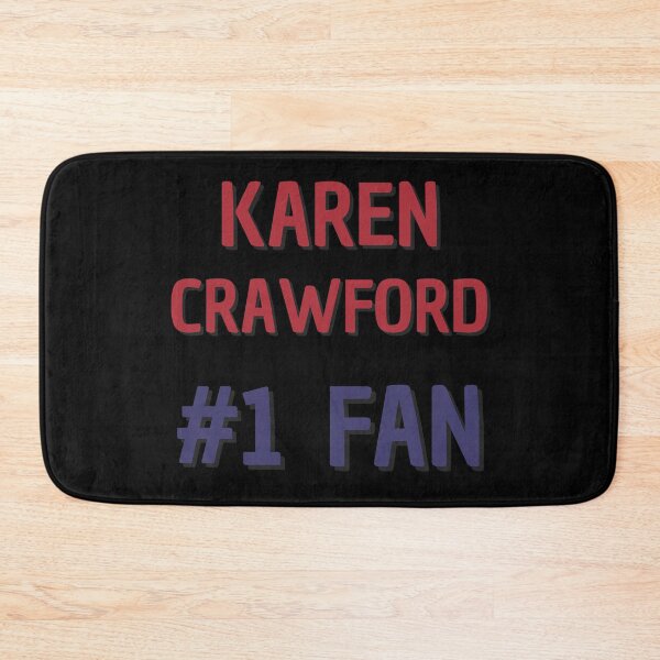 Item preview, Karen Crawford - #1 Fan designed and sold by Rybariuns.