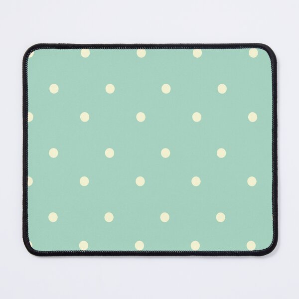 Item preview, Lunares de menta y crema designed and sold by WickedTink.