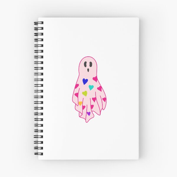 Item preview, rainbow heart bedsheet ghost designed and sold by rosecolashop.