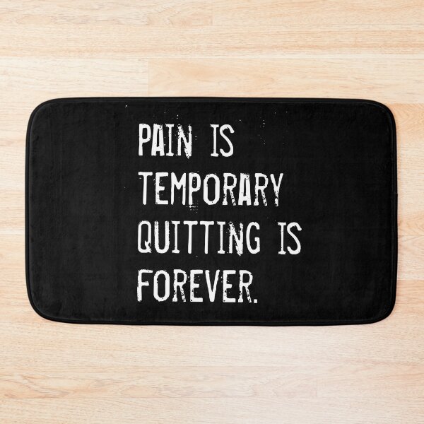 Item preview, pain is temporary quitting lasts forever designed and sold by Alizo  Antique.