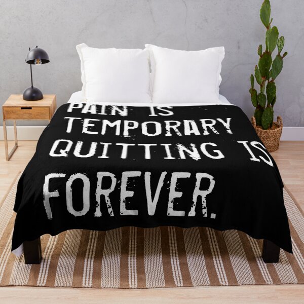 Item preview, pain is temporary quitting lasts forever designed and sold by Alizo  Antique.