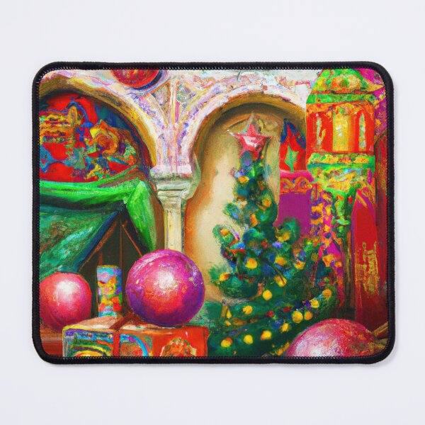 Item preview, Moroccan Christmas AI Art Poster designed and sold by Takklidi Art.