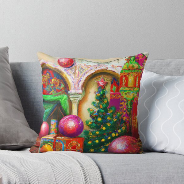 Item preview, Moroccan Christmas AI Art Poster designed and sold by Takklidi Art.