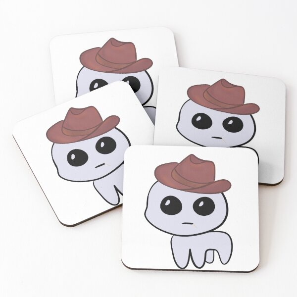 Item preview, Autism Creature in a Cowboy Hat with Toothpick designed and sold by quirkycounselor.