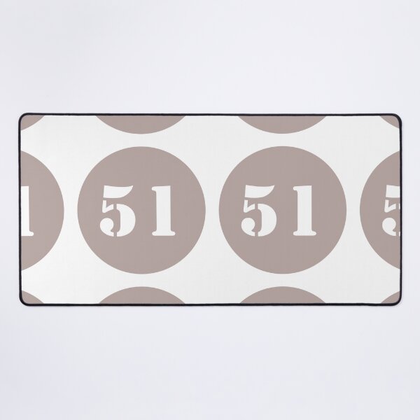 Item preview, Number Fifty One (51) in Beige Circle designed and sold by Ching Teoh.