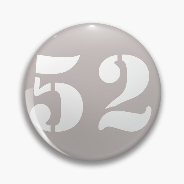 Item preview, Number Fifty Two (52) in Beige Circle designed and sold by Ching Teoh.