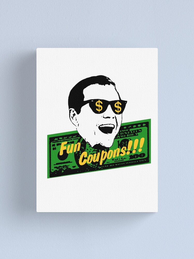 Fun Coupons The Wolf Of Wall Street Canvas Print For Sale By Keighcei Redbubble