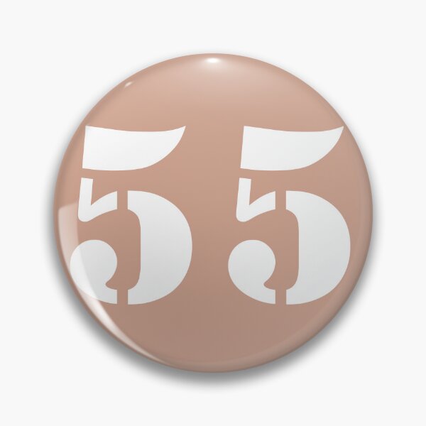 Item preview, Number Fifty Five (55) in Pink Circle designed and sold by Ching Teoh.