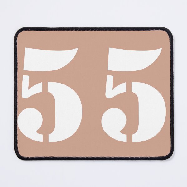 Item preview, Number Fifty Five (55) in Pink Circle designed and sold by Ching Teoh.