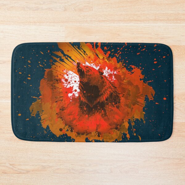 Item preview, Bear Attack Spray Art (Red) designed and sold by DreadX3.
