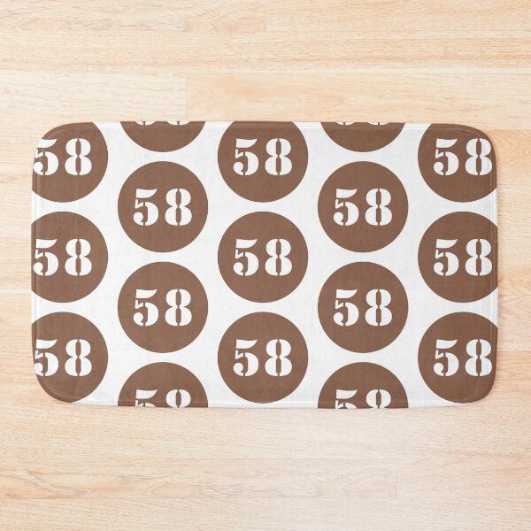 Item preview, Number Fifty Eight (58) in Brown Circle designed and sold by Ching Teoh.
