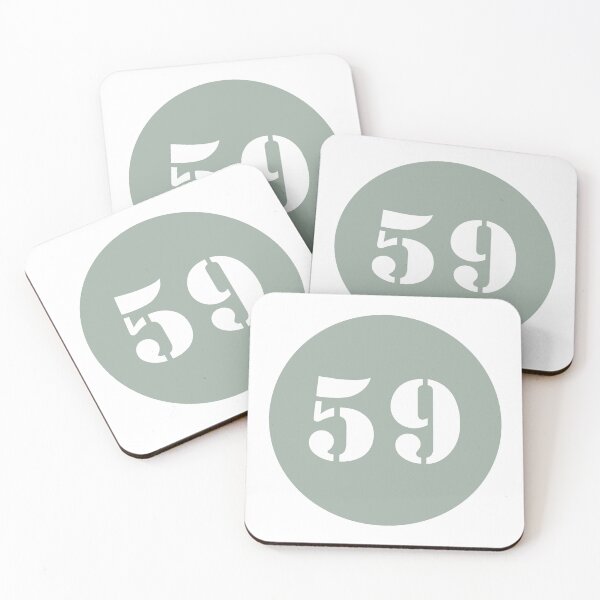Item preview, Number Fifty Nine (59) in Green Circle designed and sold by Ching Teoh.