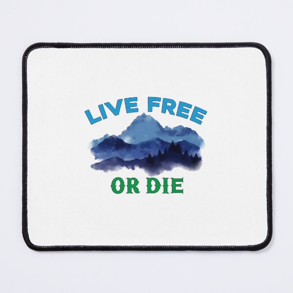 Item preview, Live Free or Die Retro New Hampshire Nature Graphic, NH Live Free or Die,Live Free Or Die,Nh,Townlinesigns,Town Line Signs designed and sold by RedArtsDesign.