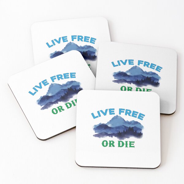 Item preview, Live Free or Die Retro New Hampshire Nature Graphic, NH Live Free or Die,Live Free Or Die,Nh,Townlinesigns,Town Line Signs designed and sold by RedArtsDesign.