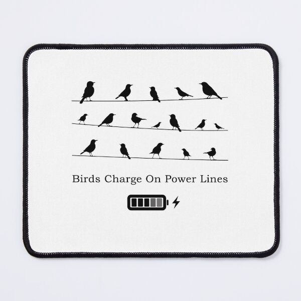 Item preview, Birds charge on power lines, cool design for architect designed and sold by Sun Rise.