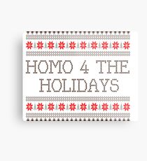 Homo 4 The Holidays Gay Christmas Metal Print