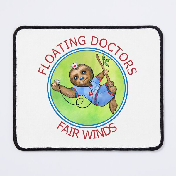 Item preview, Floating Doctors Dr.Sloth Blue Circle Collection designed and sold by Floating Doctors.
