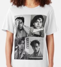 Cole Sprouse Collage B&W Slim Fit T-Shirt