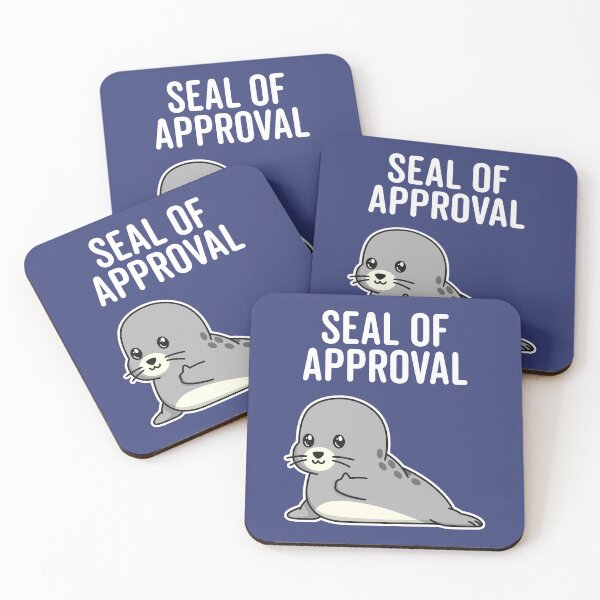 Item preview, Seal of Approval Cute Kawaii designed and sold by MeowsAndMakes.