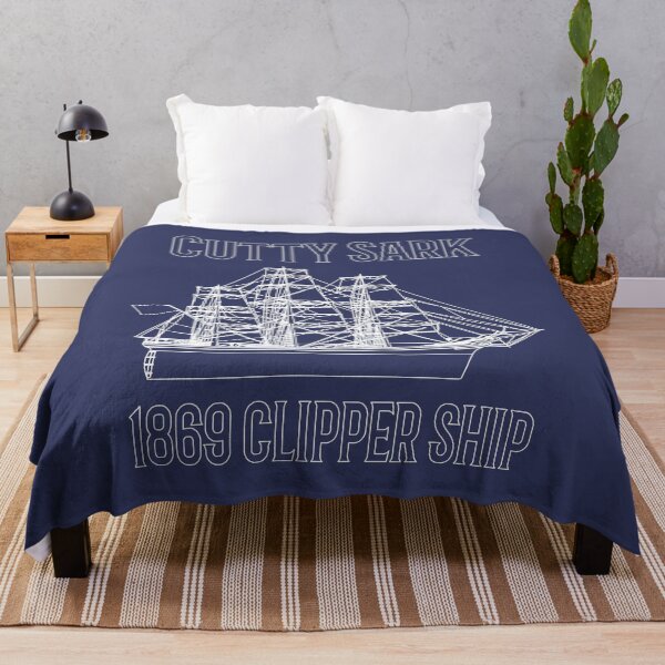 Item preview, Cutty Sark British 1869 Clipper Sailing Ship Blueprint Diagram Gift designed and sold by Maljonic.