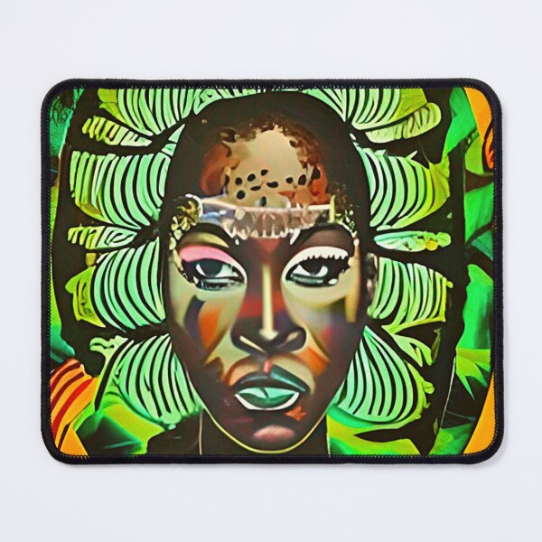Item preview, Black Woman Earth Aura designed and sold by LoveLightGifts.