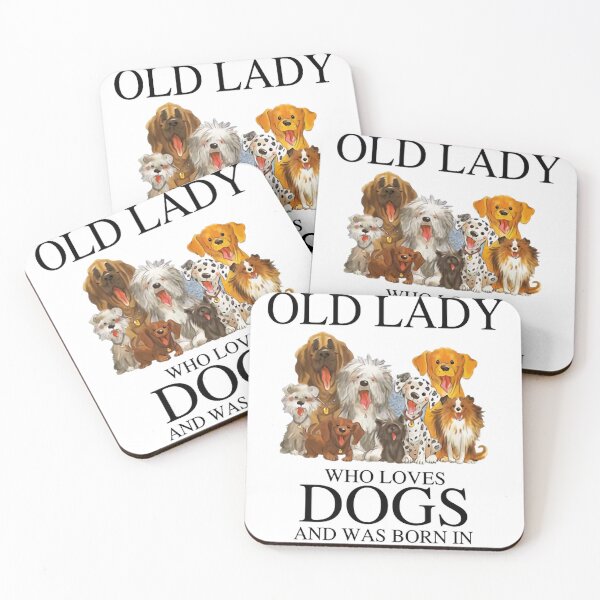 Item preview, Never Underestimate An Old Lady Who Loves Dogs And Was Born In January  designed and sold by JeanMerz.