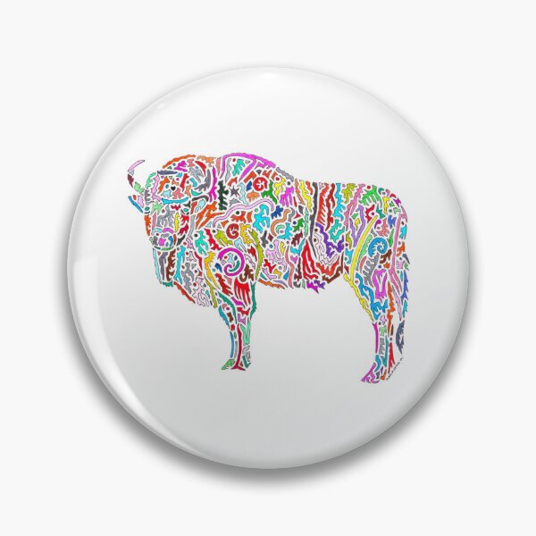 Item preview, Bison (multicolor) designed and sold by aureliart66.