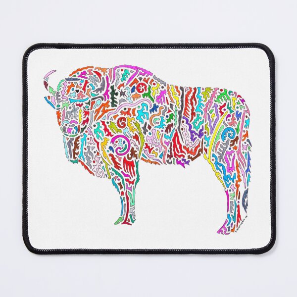 Artikelvorschau, Bison (mehrfarbig) entworfen und verkauft von aureliart66.
