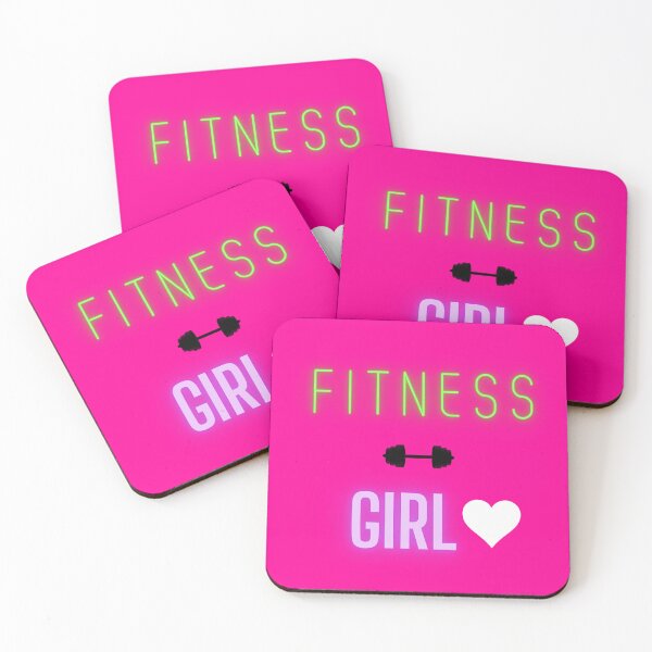 Item preview, FITNESS GIRL#1 PINK WHITE BACKGROUND BAR BELL MEME designed and sold by EllieMonroe.