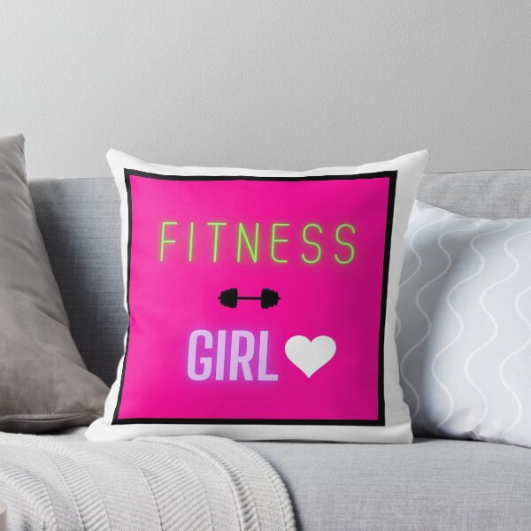 Item preview, FITNESS GIRL#1 PINK WHITE BACKGROUND BAR BELL MEME designed and sold by EllieMonroe.