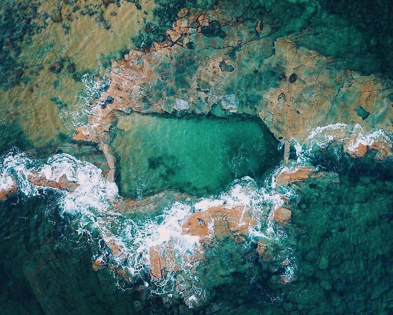 "Cape Paterson Rockpool Submerged" by Cape Paterson Redbubble