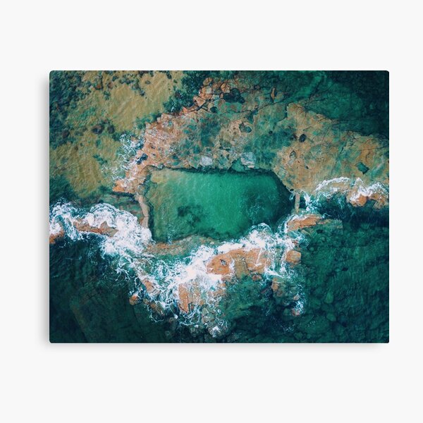 Cape Paterson Rockpool - Submerged Canvas Print