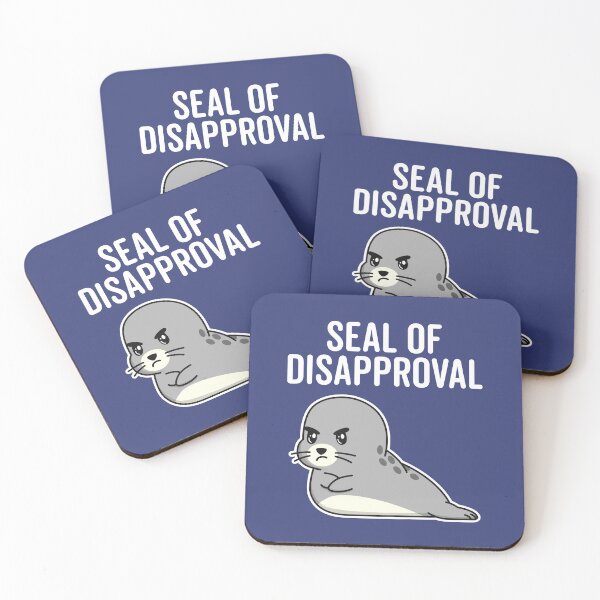 Item preview, Seal of Disapproval Cute Kawaii designed and sold by MeowsAndMakes.