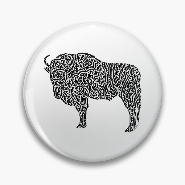 Item preview,  Bison (black) designed and sold by aureliart66.