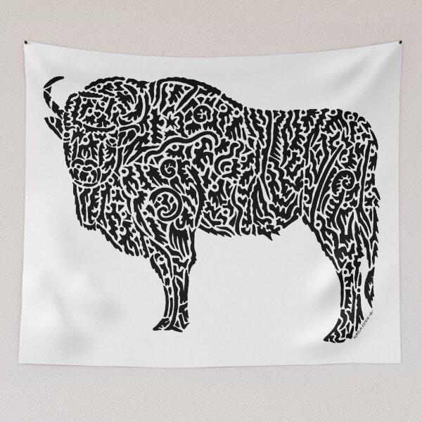 Item preview,  Bison (black) designed and sold by aureliart66.