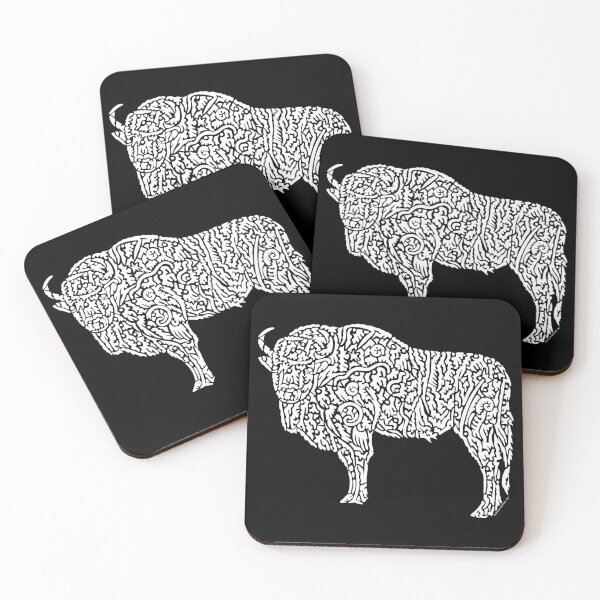 Item preview, Bison (white) designed and sold by aureliart66.