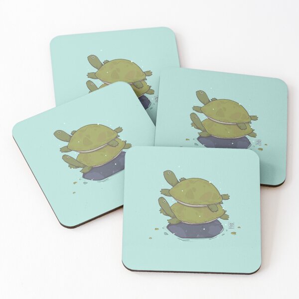 Item preview, tortoises happy tower designed and sold by LauraPemArt.