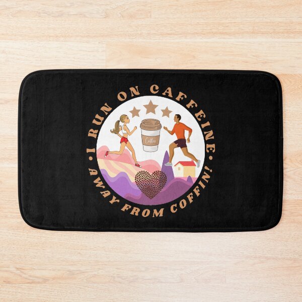 Item preview, I Run On Caffeine. Away From Coffin. designed and sold by Giulivo Store Graphic.