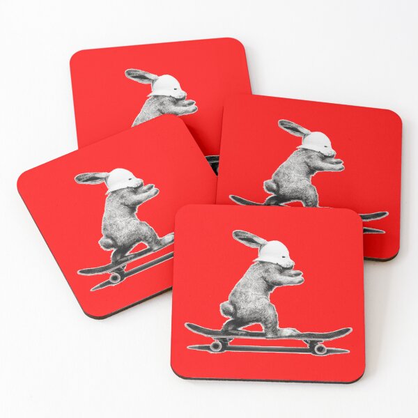Item preview, Masked Easter Bunny Skateboarding designed and sold by Scrumptious Designs.