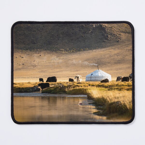 Item preview, Mongolian Ger in the afternoon sun designed and sold by NicBucci.