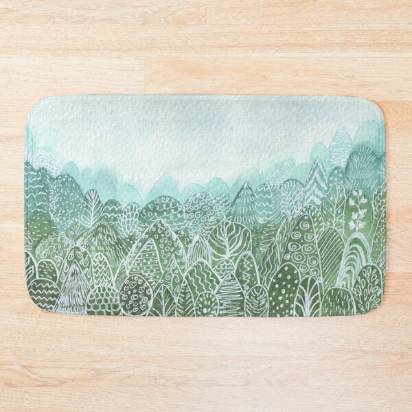 Item preview, Abstract Misty forest pattern designed and sold by Wolshebnaja.