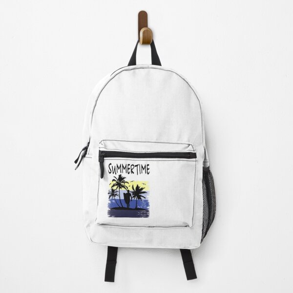 Item preview, Summer time with surfers under palm trees on a beach designed and sold by ReneMM.
