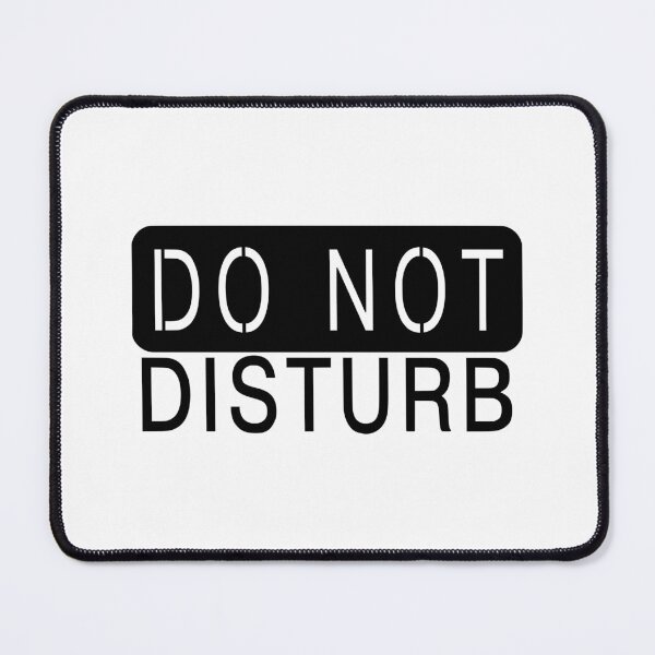 Item preview, do not disturb, silent please, keep quiet, no sound designed and sold by Ching Teoh.