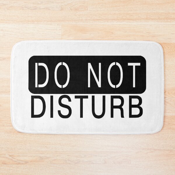 Item preview, do not disturb, silent please, keep quiet, no sound designed and sold by Ching Teoh.