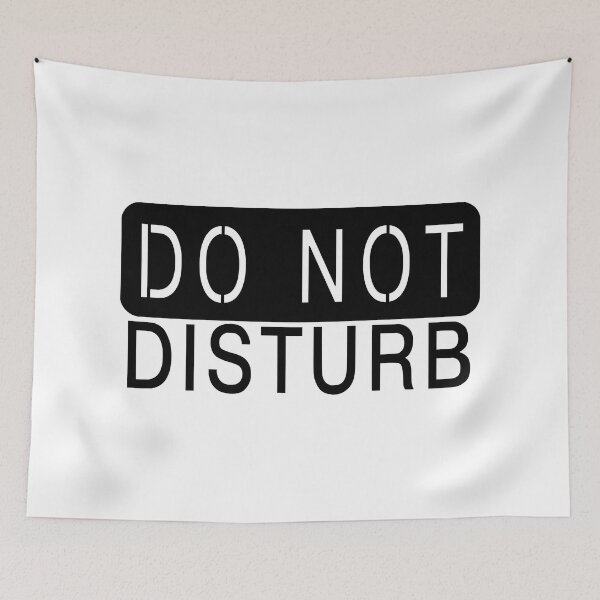 Item preview, do not disturb, silent please, keep quiet, no sound designed and sold by Ching Teoh.