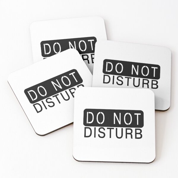 Item preview, do not disturb, silent please, keep quiet, no sound designed and sold by Ching Teoh.