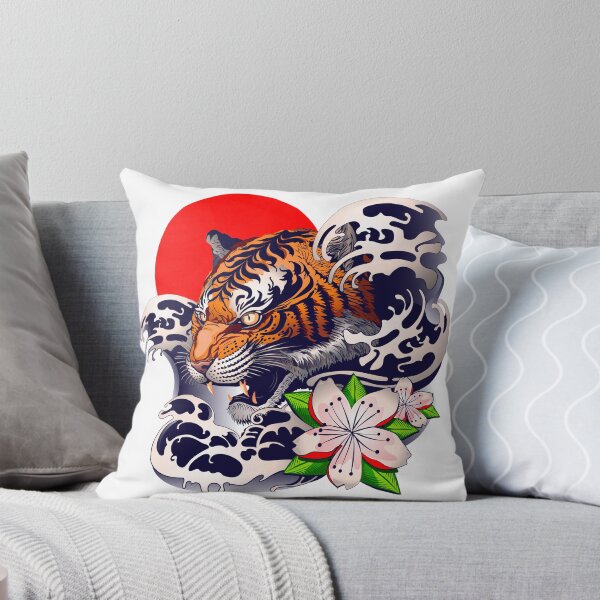 Artikelvorschau, Tiger-Tätowierungsdesign mit japanischem dekorativem Stil. entworfen und verkauft von DALIO666.