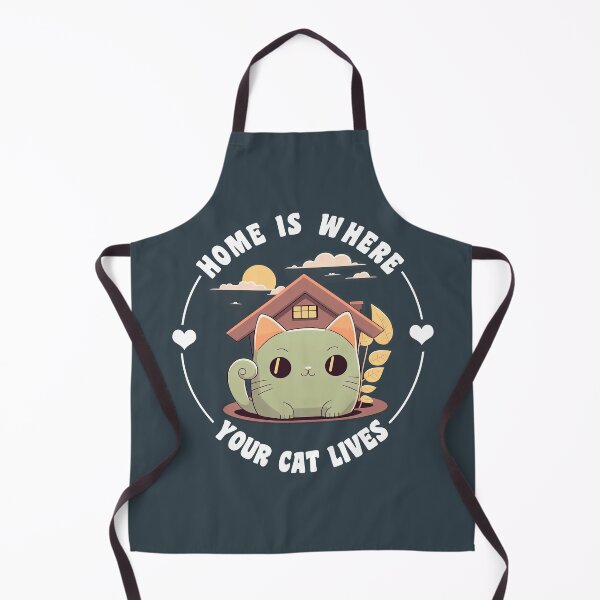 Item preview, Home Is Where Your Cat Lives designed and sold by duke818.