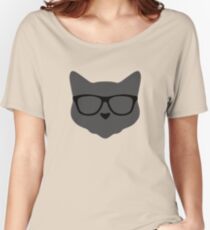 Nerd Cat Women's Relaxed Fit T-Shirt