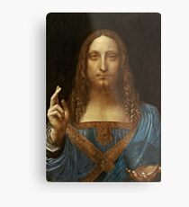 Da Vinci Salvator Mundi Metal Print